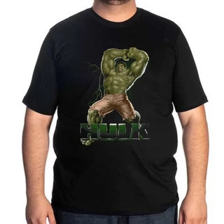 Camisa Camiseta Plus Size Hulk Super Herói Vingadores Marvel