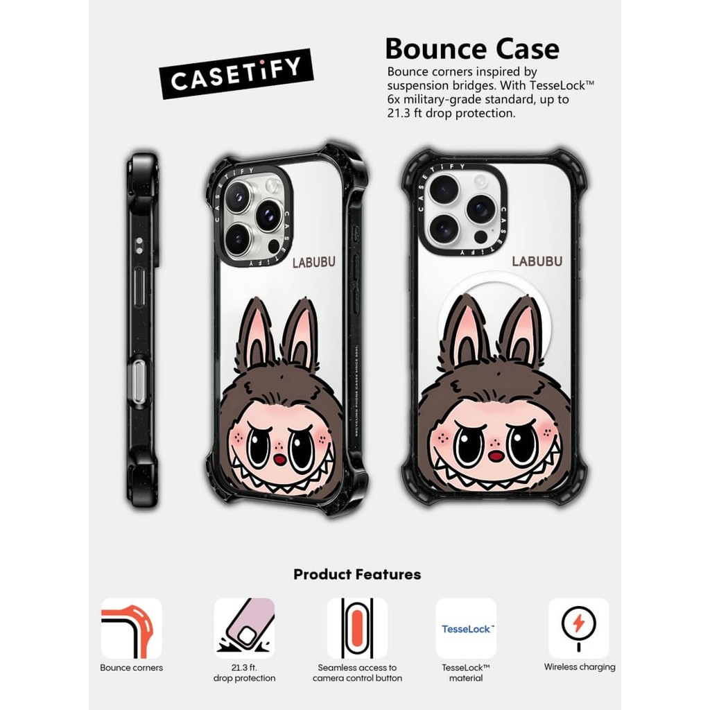 CASETiFY Capa Compacta Para iPhone 15 Pro Max [2X Testada