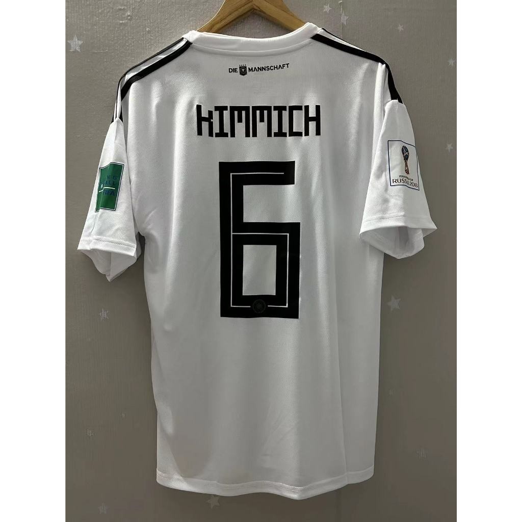 Camisa da Time 2018 Alemanha Alta Qualidade T-shirt Personalizado Para Casa Retro Futebol Jersey HROOS, HIMMICH, MULLER VK9A