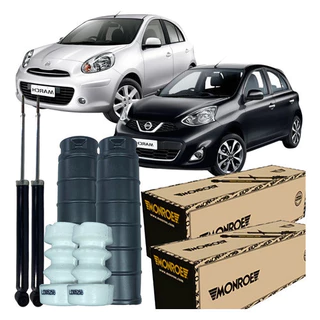 Par Amortecedor Traseiro Coifa Batente March 1.0 1.4 Monroe em Oferta na Shopee