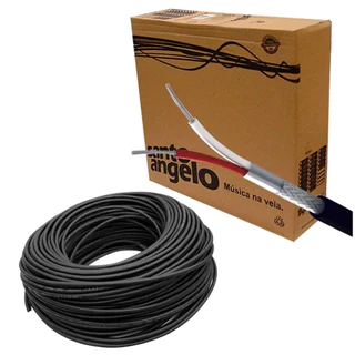 Cabo Microfone Santo Angelo X30 Balanceado Rolo 5 Metros
