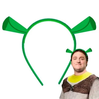 Tiara Shrek Ogro EVA com Glitter Adereço e Fantasia