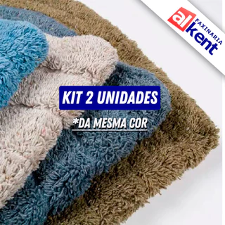 Kit com 2 Tapetes de Banheiro Berlim Oval Plast.Co 40x60 CORES IGUAIS