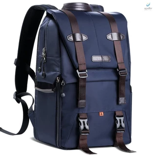 K & F CONCEPT Mochila Multifuncional Para Câmera À Prova D'água De Grande Capacidade Com Laptop De 15,6 Polegadas