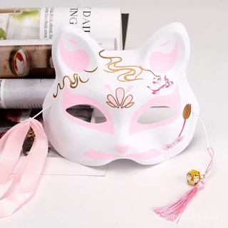 Máscara Decorativa Anime Foxes Cosplay Japonesa Rave Caçador De Demônios De Mão Nova