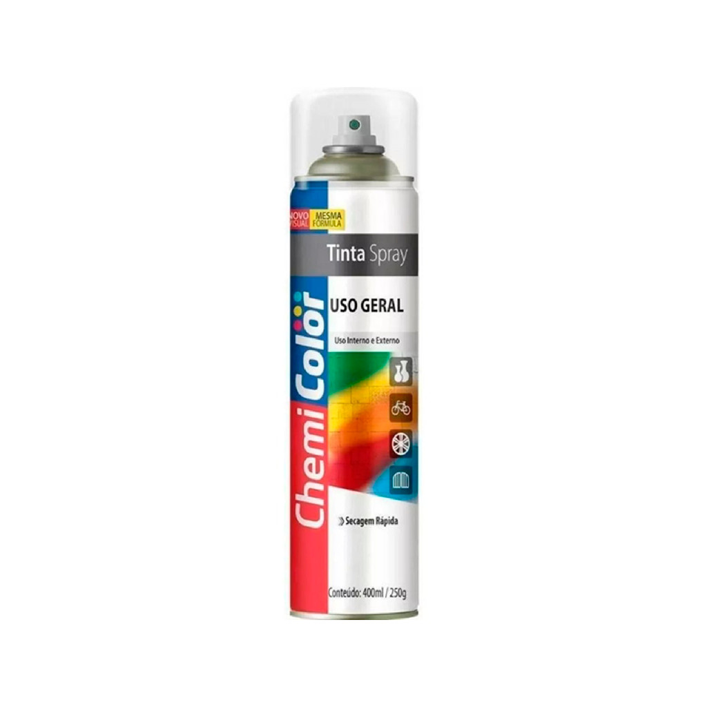 Spray Uso Geral Chemicolor Verniz 400ml Casa Escritório Secagem Rápida