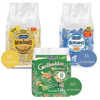 Kit 2 Fardos de Amendoim Crokissimo Grelhadito Mendorato Escolha o sabor