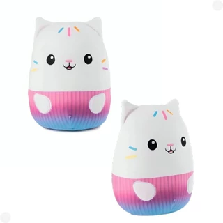 Pelúcia Squish Cakey Cat de 20cm Gabbys Dollhouse 003916 - Sunny