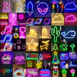 Painel LED para decoração de quarto, LED para de parede Restaurante, Festa, Salão, Loja Geek bivolt