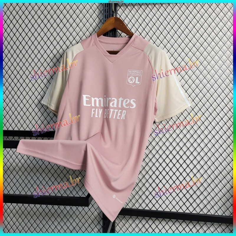 Team Treino Camisa 23/24 Futebol Rosa LA ABRW