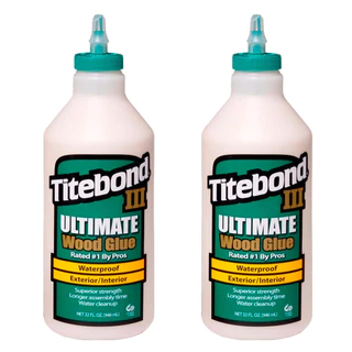 Kit 2 Colas para Madeira III Ultimate Wood Glue 946ml Titebond