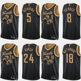 Plus N-BA Jersey Toronto Raptors Achiuwa Dekker Watanabe Birch Camisa De Basquete Colete Esportivo City Edition sizewbue