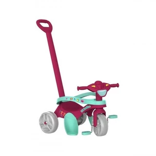 Triciclo Infantil com Empurrador Bandeirante