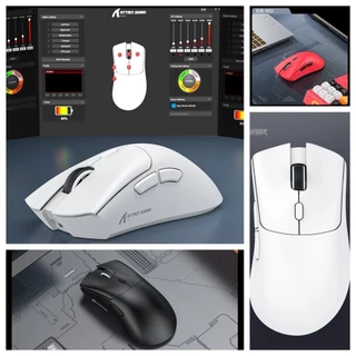 Ataque Shark R1 Mouse 2.4G Leve PAW3311 Tri-Modo Bluetooth 5.2 18000dpi , 1000HzJogos de E-sports Três Modos Mouse Sem F