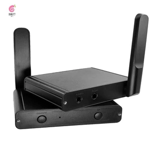 1Set 2.4Ghz UHF Hifi Digital Wireless Audio Adapter Música Som Transmissor Sem Fio Receptor Com Cabo De Áudio De 3.5mm