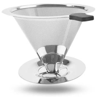 Filtro De Café Coador Inox 103 Grande Reutilizável sem usa papel rj em Oferta na Shopee