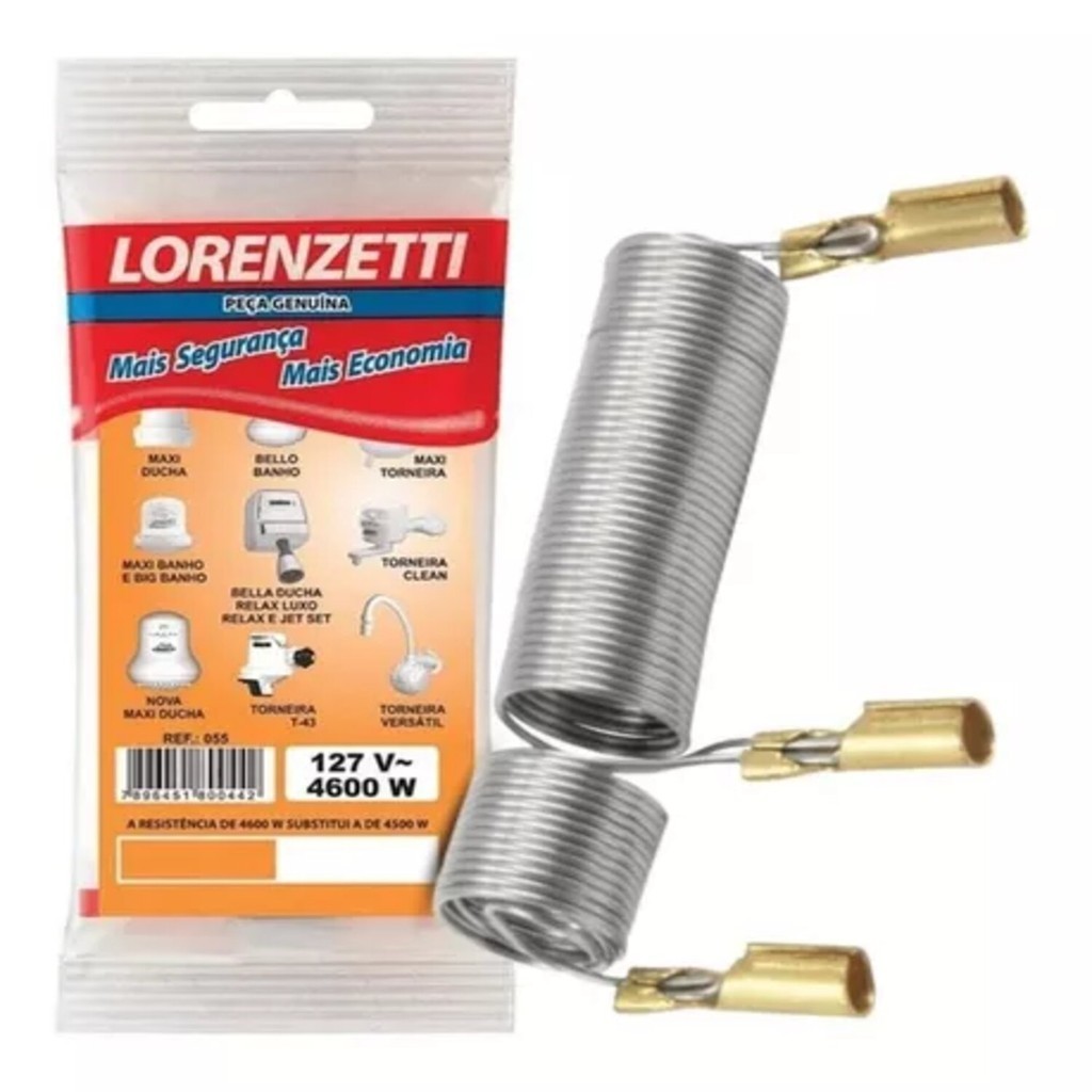 Resistência Lorenzetti para Chuveiros Lorenzetti 110V/127V 4600W MDJ3 ...