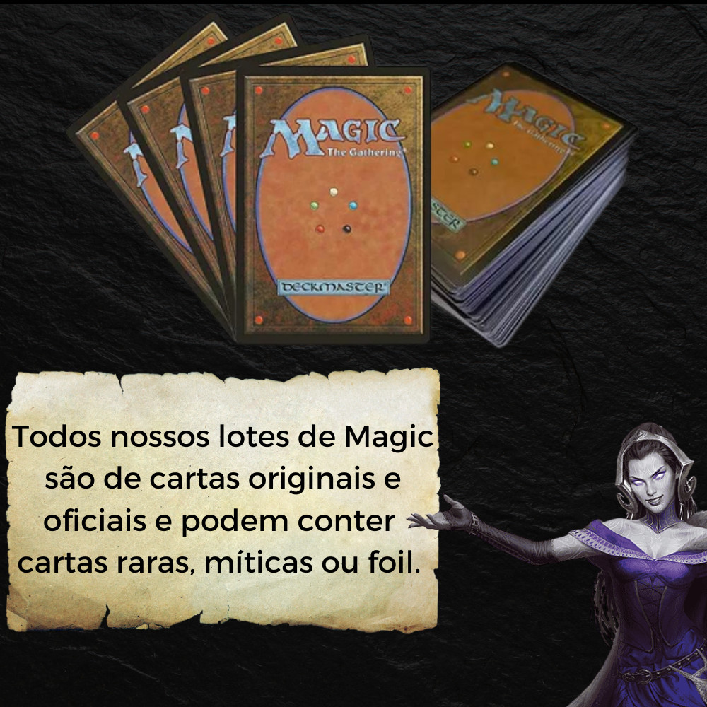 Lote de 200 cartas de MAGIC the Gathering aleatórias | Shopee Brasil