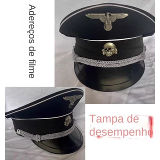 cos Black Big Brim Hat Chapéu Fan