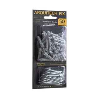 Pregos Para Rodapés Arquitech Fix Pacote Com 50 Unidades