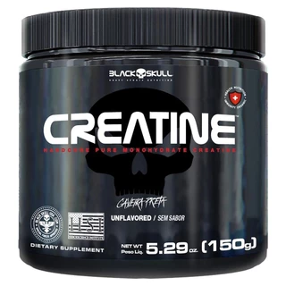 Creatina Pura Black Skull 5,29Oz 150G em Oferta na Shopee