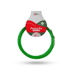 Passa Fio Guia Rohdina Profissional Helicoidal com 15m Verde