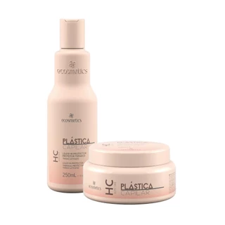 Kit Ecosmetics Plastica Capilar Máscara 250ml, Leave-in 250ml