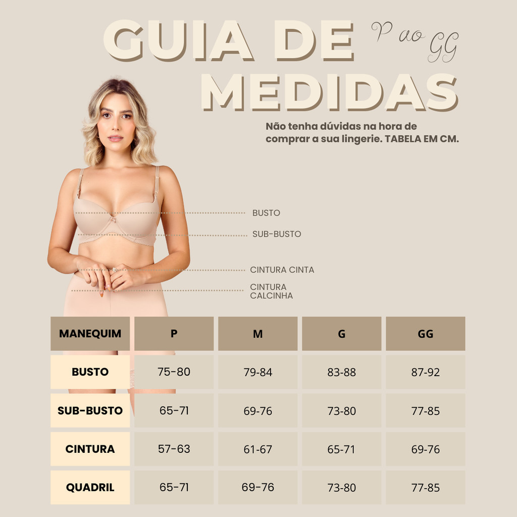 Kit 2 Cinta Body Modelador Compressão Redutor de Medidas Sem