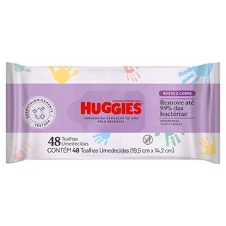 Toalha Umedecida Huggies One E Done Com 48 Unidades Leve 4 Pague 3 em Oferta na Shopee