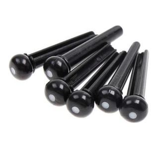 Kit Pinos Para Cavalete Violão Com 6 Unidades Preto ta 069