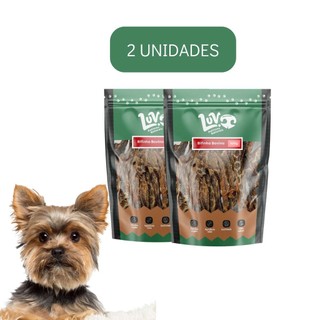 Kit Petisco Para Cães Luv 2un Bifinho Bovino desidratado Natural Pet em Oferta na Shopee