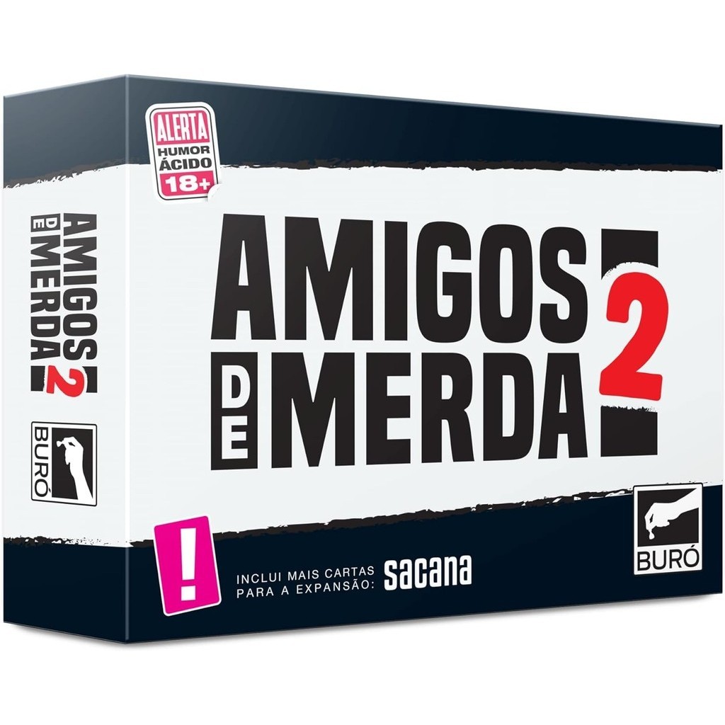 Amigos De Merda 2 - Buró - Jogo De Cartas - Treta - 18 Anos | Shopee Brasil