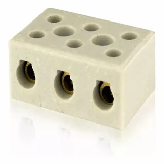 Conector De Porcelana Cerâmica Chuveiro Tripolar Foxlux 10mm