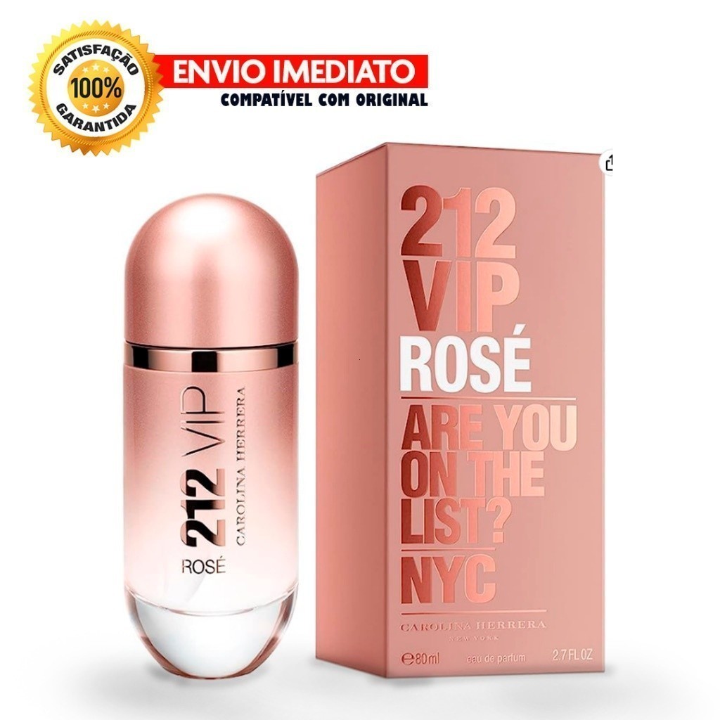 Perfume Masculino Importado Feminino 212 Vip Rosé - Oferta Exclusiva ...