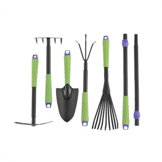 Jogo de ferramentas para jardinagem com cabo extensível 7 peças - 6302055 - Palisad