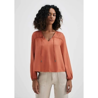 Blusa Feminina Manga Longa Em Viscose Creponada Hering
