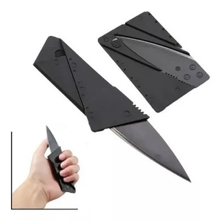 Faca Cartão Lâmina Afiada Multiuso Dobrável Pequena Bolso Carteira Gadgets Credito Canivete Knife Bolsa