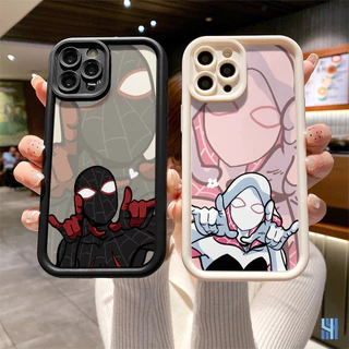 Para Samsung A15 A05 A12 A54 A14 A03 A11 A52 A50 A10s A34 A10 A04 A20s A51 A53 A24 A23 A52S A31 A21s A30 A33 A32 A04E A03S A05S A20 A22 A13 A50S A04S A02S A30S M12 M32 A25 Capa De Celular De Borda Reta Homem-Aranha