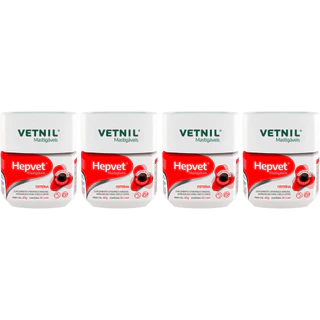 Hepvet Mastigáveis Vetnil - 30 Comprimidos - 4 Unidades