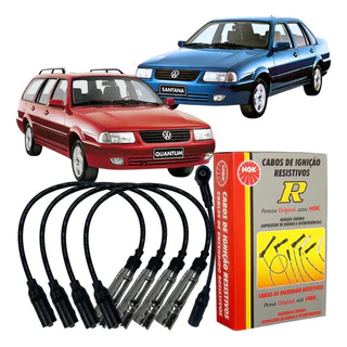 Jogo Cabo Vela Original NGK Santana Quantum em Oferta na Shopee