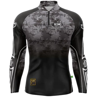 CAMISETA DE PESCA KING BRASIL COM PROTEÇÃO UV 50+ (KFF649)