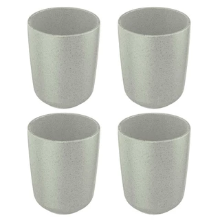 4x Porta Escova de Dente Banheiro de Ceramica OU Osaka Cinza