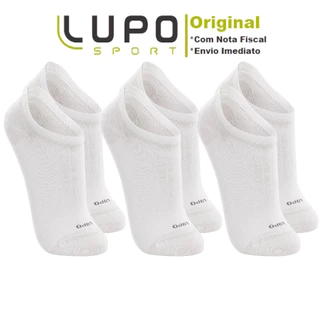 Kit 3 Pares Meia LUPO Soquete Sapatilha Invisível Academia Original