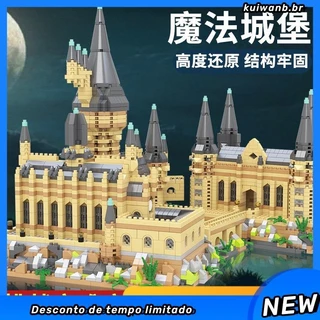 Harry Potter Magic Castle Scene Modelo CriançAs Montar Blocos De ConstruçãO Brinquedos