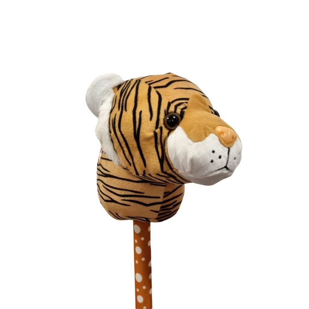 Pelúcia Tigre Com Som 66Cm Galopa Pets Cavalo De Pau Toyng | Shopee Brasil