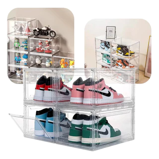 Kit Sneaker Box Caixa Organizadora Grande Tênis Acrílico
