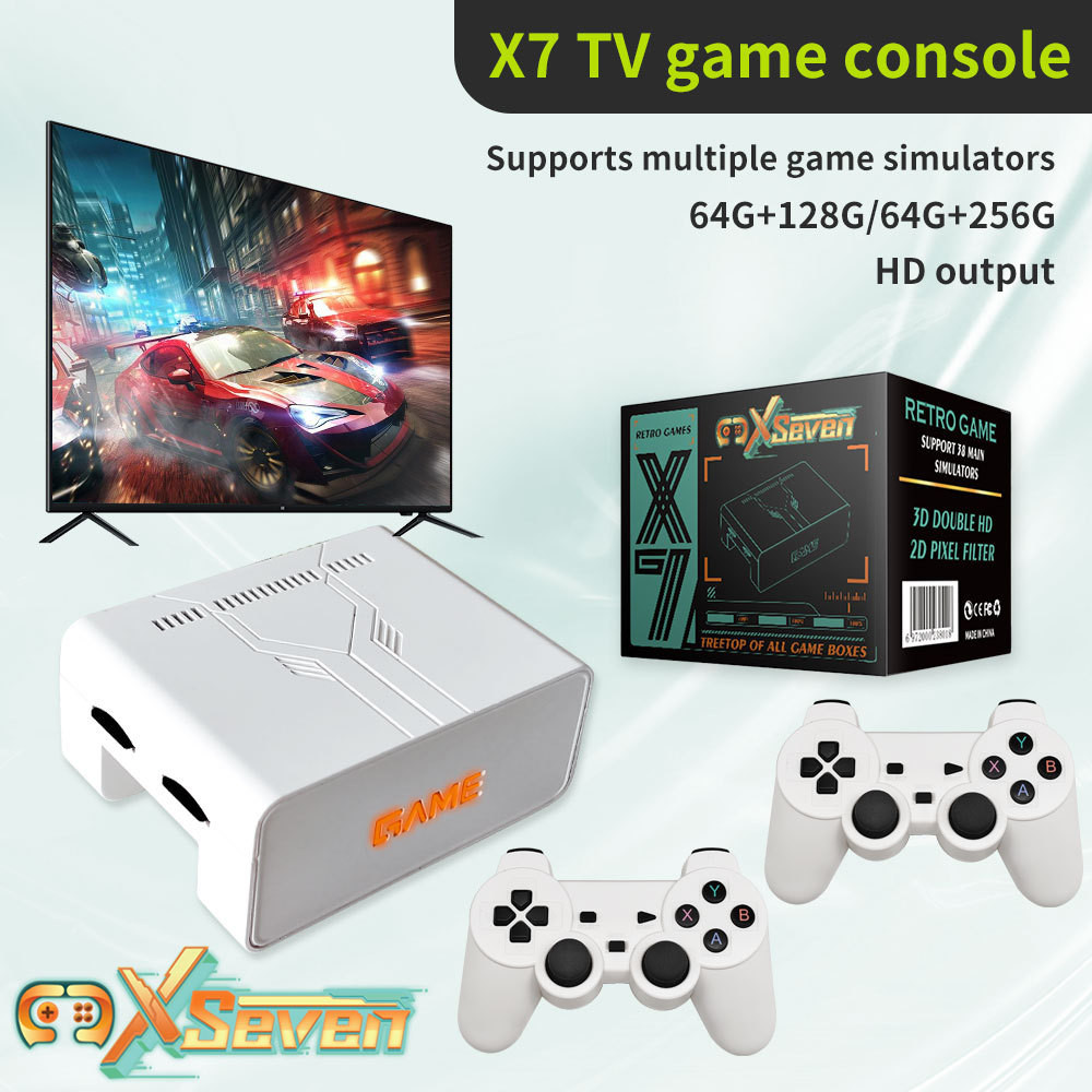 Promoção⭐⭐Tengyi X7 Magic Box Home TV Console Y7 Game Game Game Box Multiplayer Stick Battle