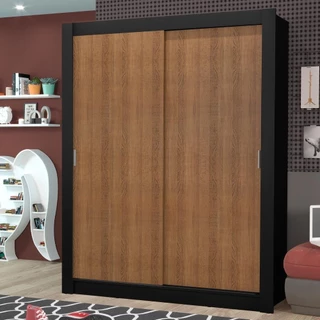 Guarda-Roupa Solteiro Madesa Dallas Plus 2 Portas de Correr 4 Gavetas em Oferta na Shopee