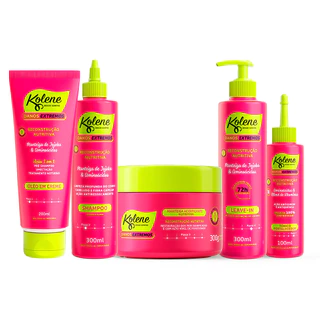 Kit Kolene Danos Extremos Reconstrução Nutritiva 5 - Unidades