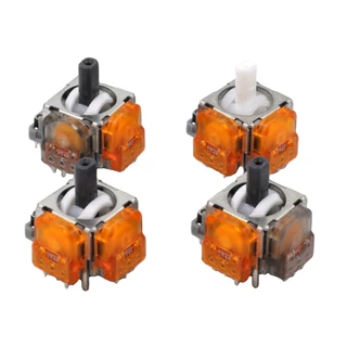 GINFULL 2 Pçs TMR Efeito Eletromagnético 3D Analógico Joystick Substituição Para PS4 PS5 Xbox Série Sx Switch Pro Contro